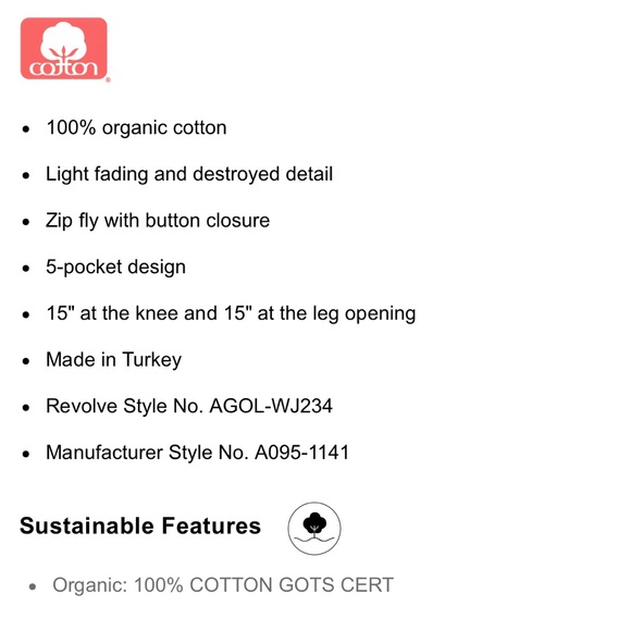 Agolde Pinch Waist High Rise Kick in Riptide - Picture 5 of 5